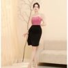 Đầm ôm cúp ngực phối lưới đính hạt - 2717 — ảnh 2 Đầm ôm cúp ngực phối lưới đính hạt - 2717, ảnh 2