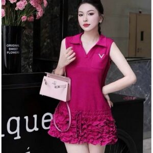 Đầm suông rút eo dún lai - 2755 — ảnh 1 Đầm suông rút eo dún lai - 2755, ảnh 1